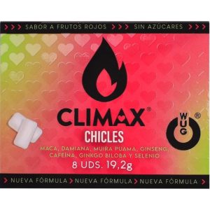 WUG Climax -CHICLETES GOMAS DE MASCAR-8 UNIDADES-   (NOVO)
